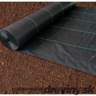 Agrotkanina-tkaná textília čierna 100g/m2, 1 m bežný z rolky šírka 1,60 m