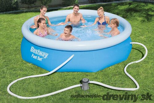 Bazén Bestway® 57270, nafukovací, filter, pumpa, 3,05x0,76 m