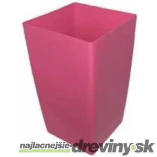 Kvetináč štvorcový rúžový 24 cm x 24 cm x 42,5 cm