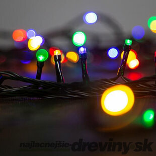 Reťaz Vianoce MULTI CONNECT Star line, 120 LED multicolor, jednoduché svietenie, 230 V, 50 Hz, IP44, bez zdroja, exteriér, osvetlenie, L-10 m