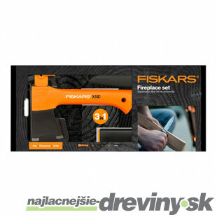 Set na oheň FISKARS sekera X5 + nôž + ostrič 1057913