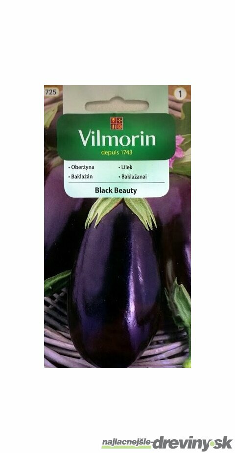 Vilmorin CLASSIC Baklažán BLACK BEAUTY 2 g