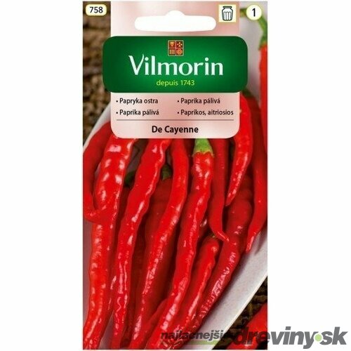 Vilmorin CLASSIC Paprika pálivá DE CAYENNE - skorá 0,5 g