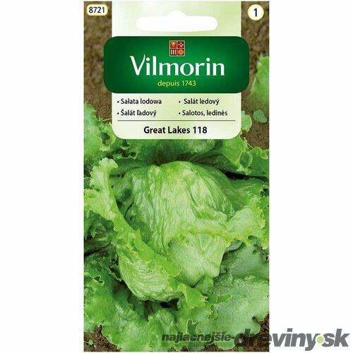 Vilmorin CLASSIC Šalát ľadový GREAT LAKES 118 - neskorý 1 g