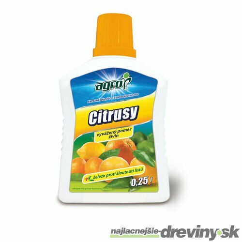 Agro kvapalné hnojivo na Citrusy 0,25 L