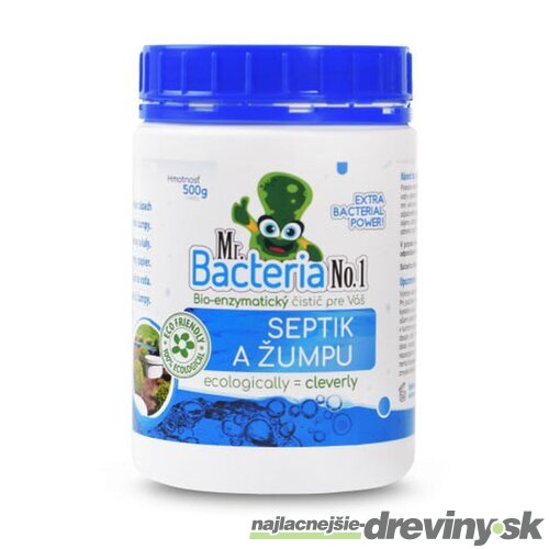 Aktivátor Mr.Bacteria No.1, do septikov a žumpy, 500 g