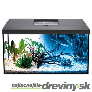 Akvarijný set Aquael LEDDY LED Day & Night čierny 41x25x25cm 25l