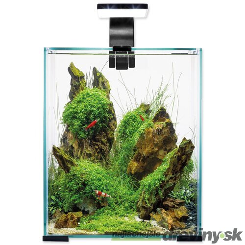 Akvarijný set Aquael SHRIMP SMART Day & Night čierny 25x25x30cm 19l