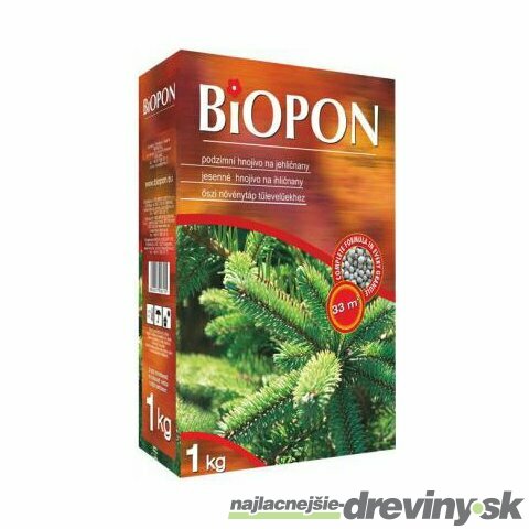 Biopon Jesenné hnojivo na ihličnany 1 kg