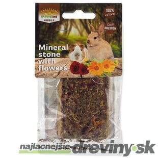 Blok Nature Land Nibble minerálny s kvetmi 100g