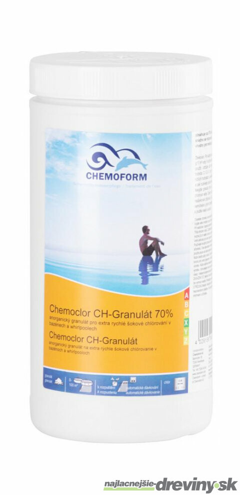 Chlór Chemoform 0401, Super šok 70%, nestabilizovaný, 1 kg