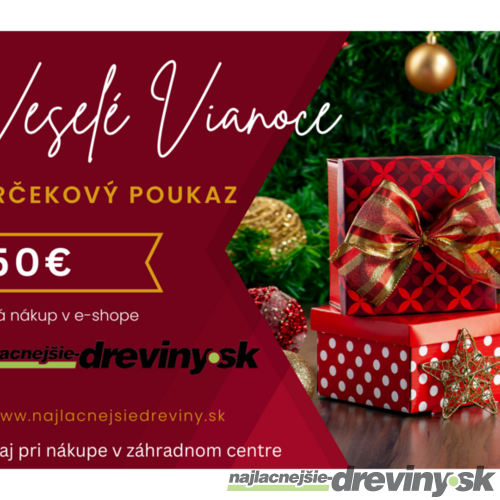 Darčeková poukážka 50 €