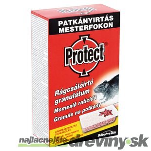 Granule PROTECT, na potkany, 2x75 g tácky (150 g)