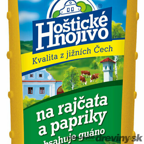 Hoštické hnojivo kvap. Rajčiny a pap. 1 L/ 6K + guáno Forestina