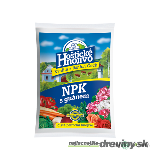 Hoštické hnojivo NPK s guánom 1 kg