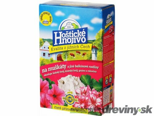 Hoštické organické hnojivo Muškáty 1kg