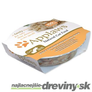 Kalíšok Applaws Cat Juicy kuracie prso a kačka 60g