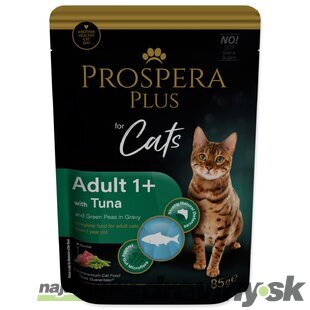 Kapsička Prospera Plus Adult 1+, Tuna, Peas 85g