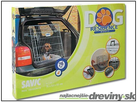 Klietka Savic Dog Residence mobil 76x53x61cm