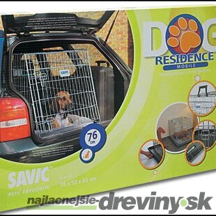 Klietka Savic Dog Residence mobil 76x53x61cm