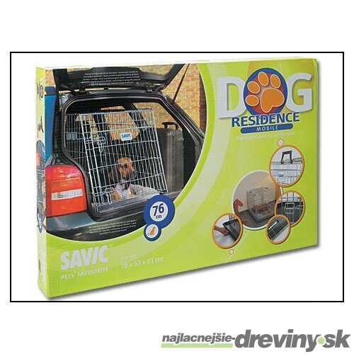 Klietka Savic Dog Residence mobil 76x53x61cm