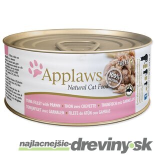 Konzerva Applaws Cat tuniak s krevetami 70g