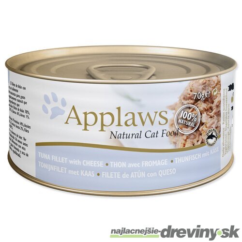 Konzerva Applaws Cat tuniak so syrom 70g