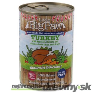 Konzerva Little Big Paw morka 390g