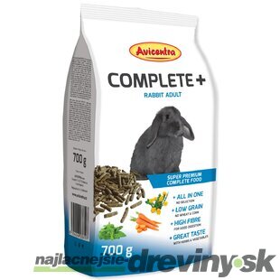 Krmivo Avicentra COMPLETE+ králik adult 700g