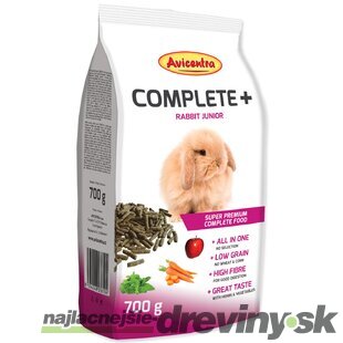 Krmivo Avicentra COMPLETE+ králik junior 700g