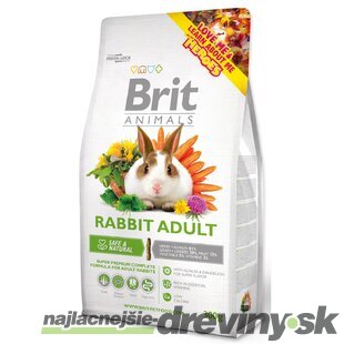 Krmivo Brit Animals Adult Complete králik 300g