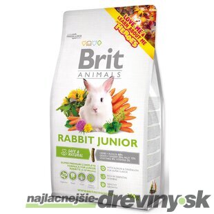 Krmivo Brit Animals Junior Complete králik 300g