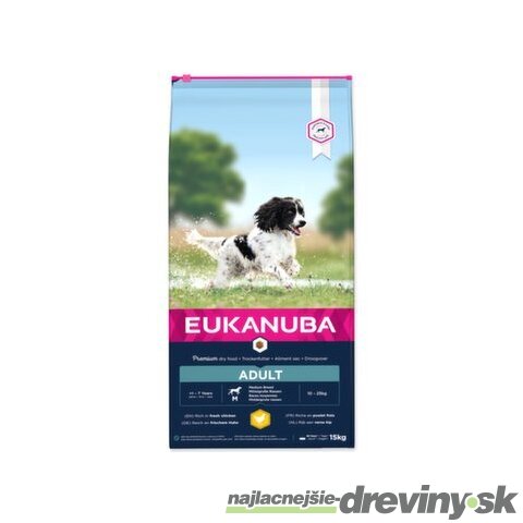 Krmivo EUKANUBA Adult Medium 15kg