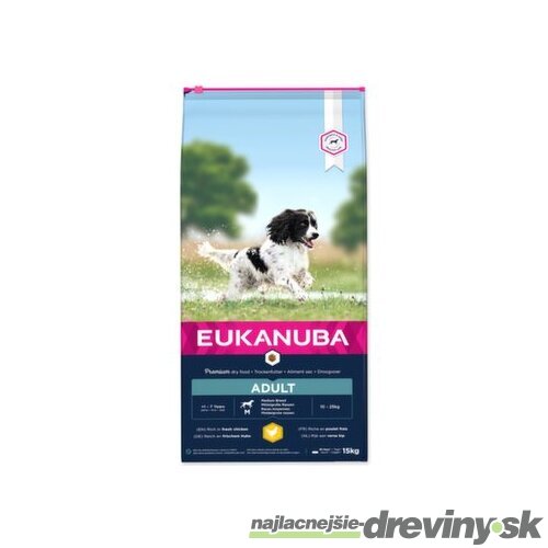 Krmivo EUKANUBA Adult Medium 15kg