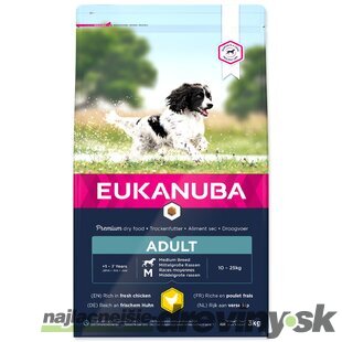 Krmivo EUKANUBA Adult Medium 3kg