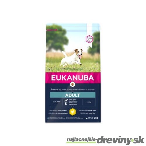 Krmivo EUKANUBA Adult Small 3kg