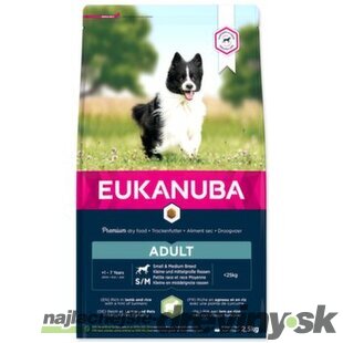 Krmivo EUKANUBA Adult Small & Medium Lamb 2,5kg