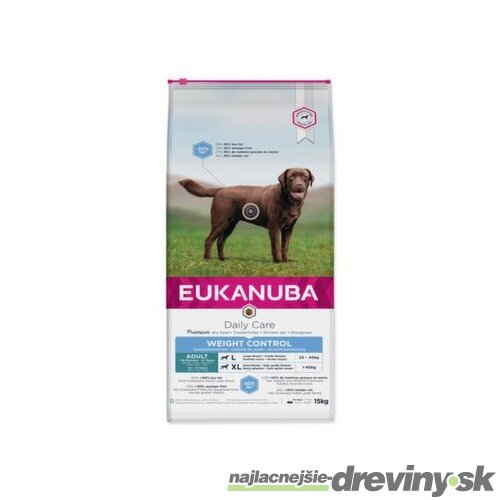 Krmivo EUKANUBA Daily Care Adult Large & Giant Weight Control 15kg