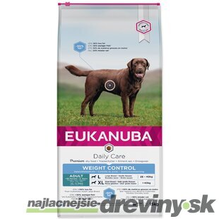 Krmivo EUKANUBA Daily Care Adult Large & Giant Weight Control 15kg