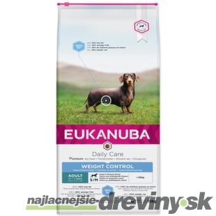 Krmivo EUKANUBA Daily Care Adult Medium Weight Control 15kg