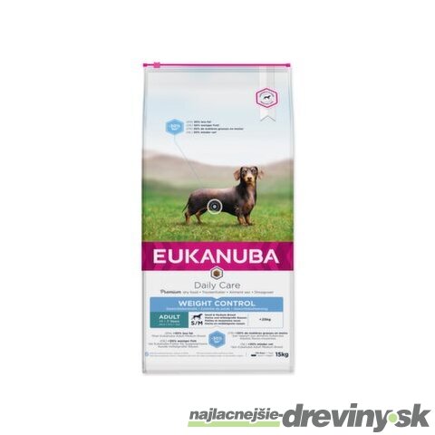 Krmivo EUKANUBA Daily Care Adult Medium Weight Control 15kg