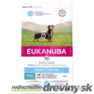 Krmivo EUKANUBA Daily Care Adult Small & Medium Weight Control 2,3kg