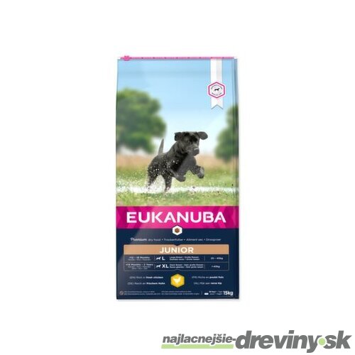 Krmivo EUKANUBA Junior Large & Giant 15kg