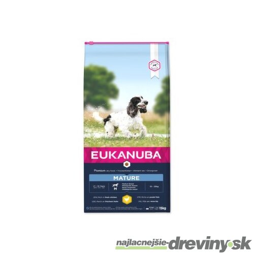 Krmivo EUKANUBA Mature Medium 3kg