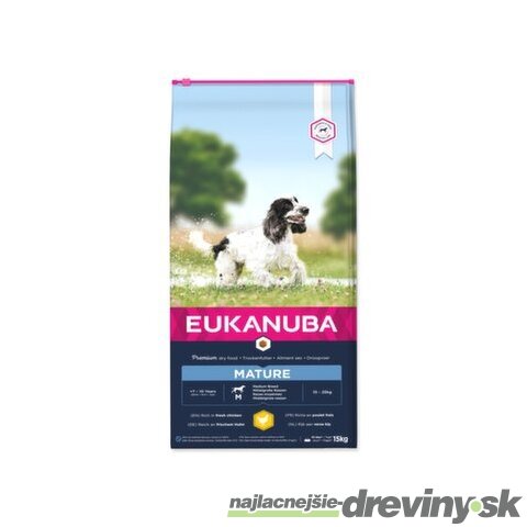 Krmivo EUKANUBA Mature Medium 3kg