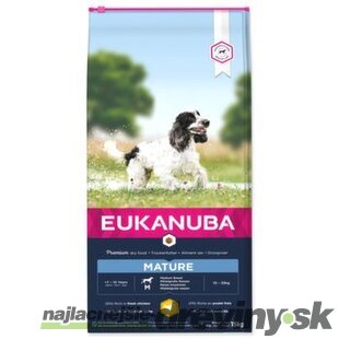 Krmivo EUKANUBA Mature Medium 3kg