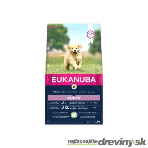 Krmivo EUKANUBA Puppy Large & Giant Lamb 2,5kg