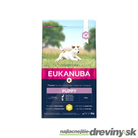 Krmivo EUKANUBA Puppy Small 3kg