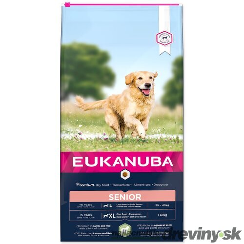 Krmivo EUKANUBA Senior Large & Giant Lamb 12kg