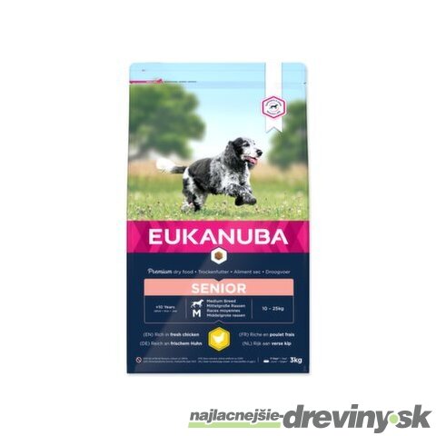 Krmivo EUKANUBA Senior Medium 3kg